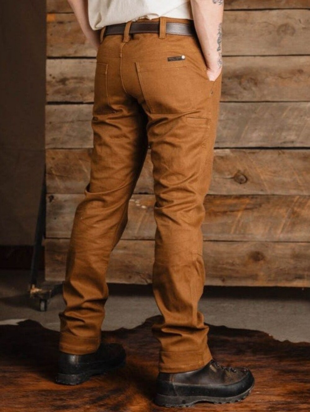Smith & Rogue "Original Canvas Rogue Pant" Hemp Blend Tan | Men's Size 31x29 - Picture 2 of 13